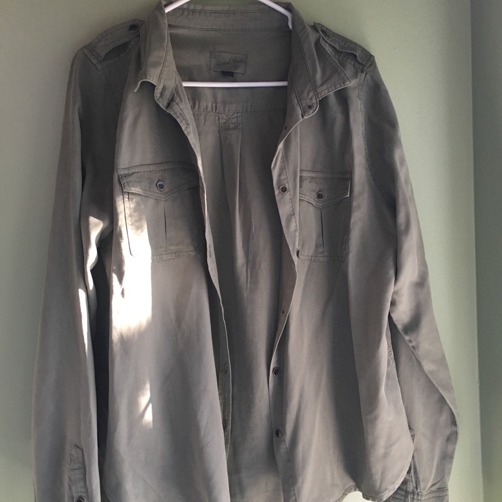 Army Green Blouse